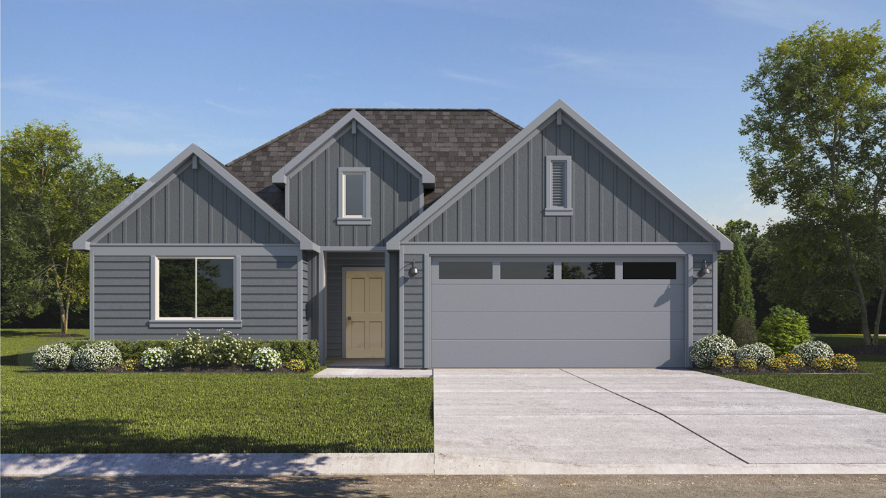 rendering front of home