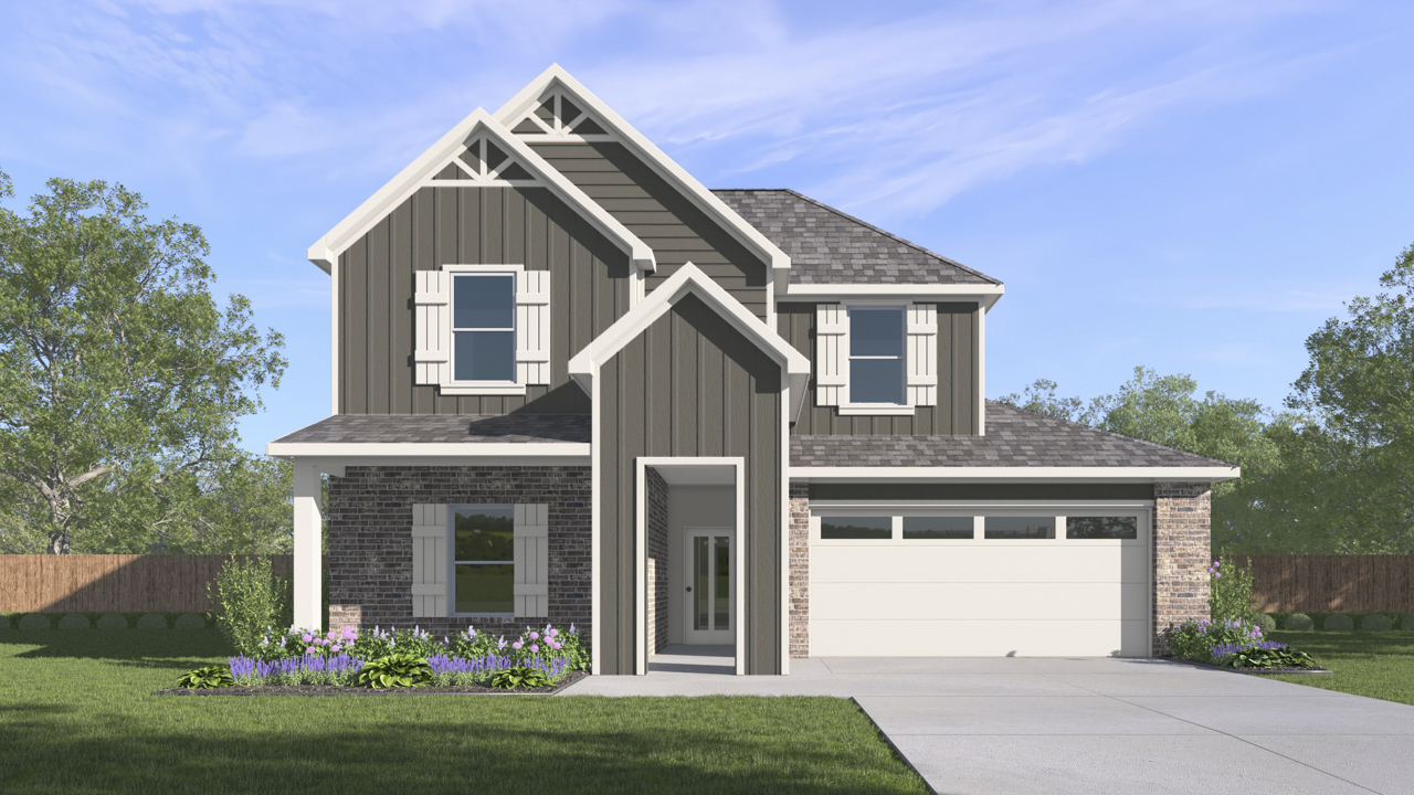 rendering front of home