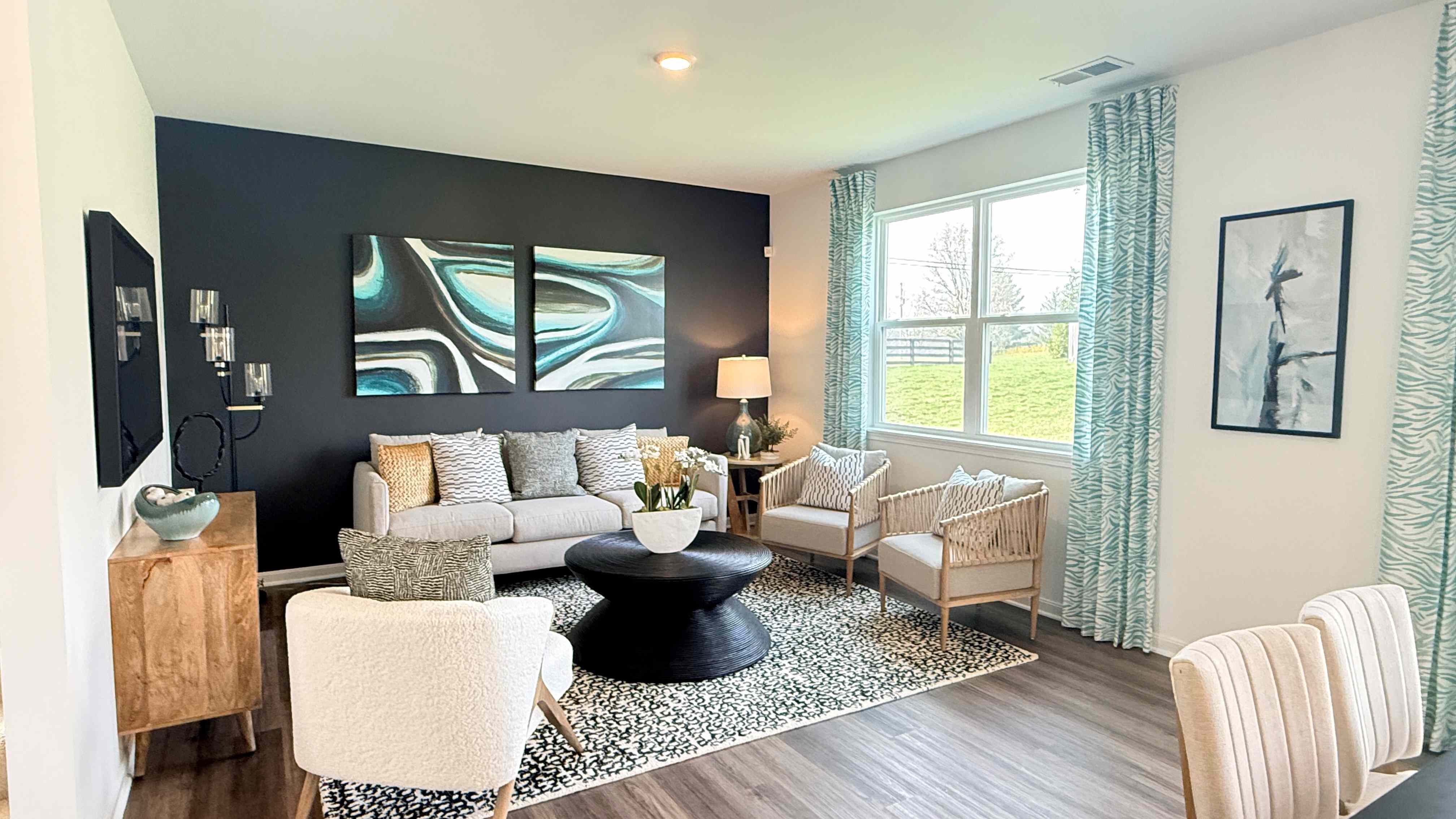 Other view of living room.