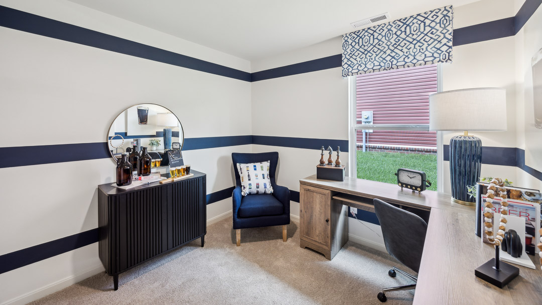 home office in bedroom 2