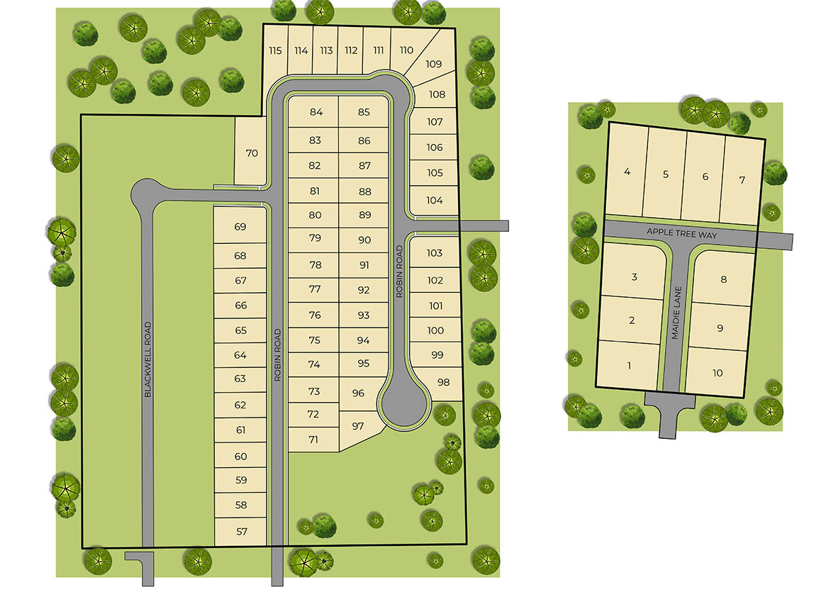 Static Lot Map