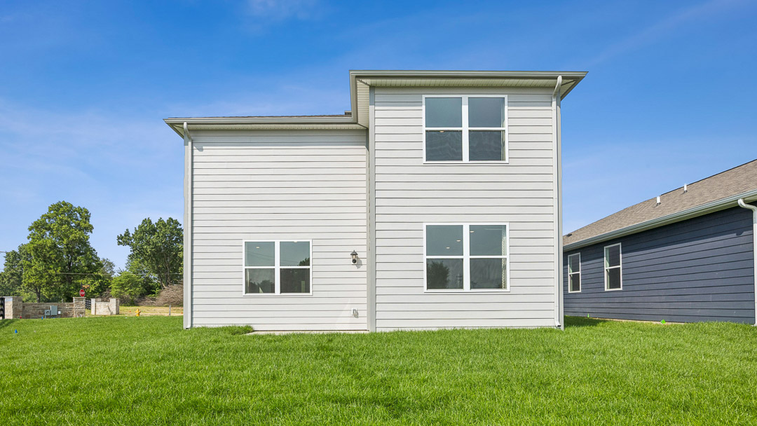 Rear of Pine floorplan.