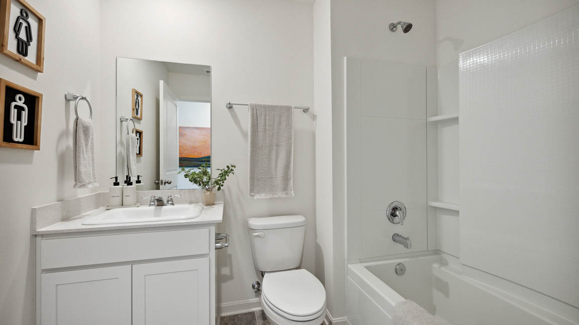 Spare bathroom