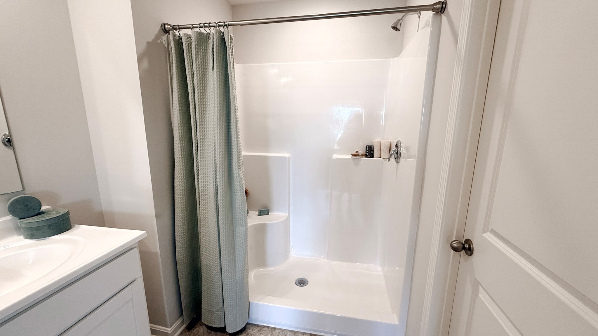 Primary walk-in shower
