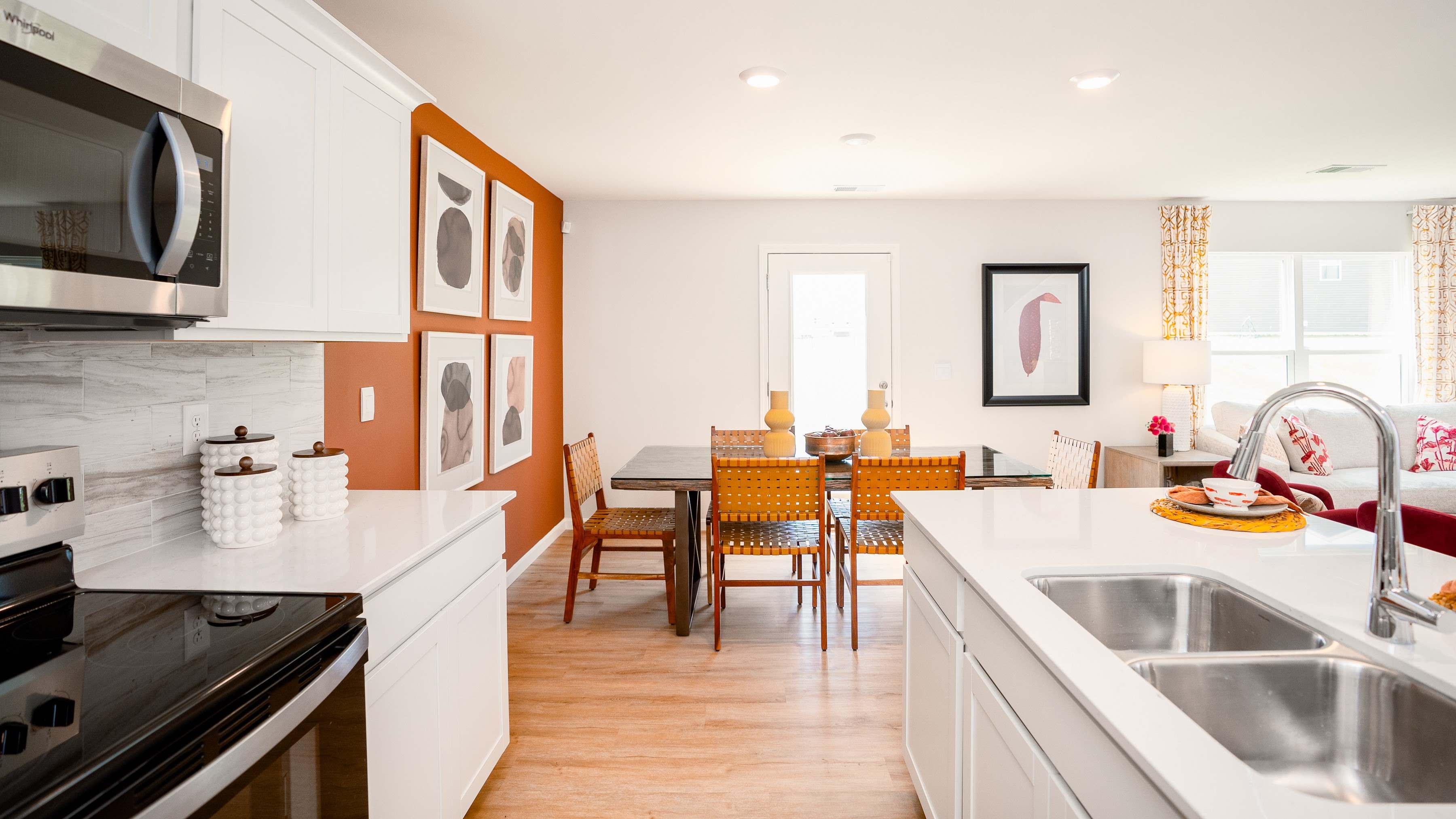 Kitchen and dining area