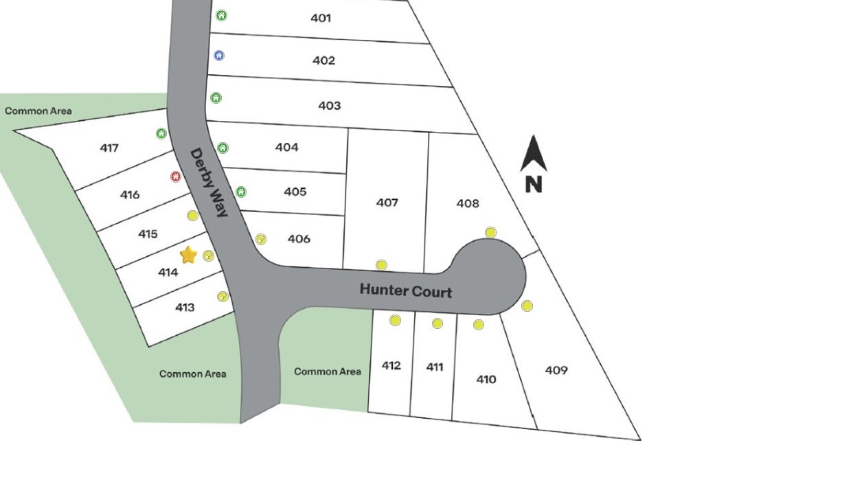 Champions Run site layout.