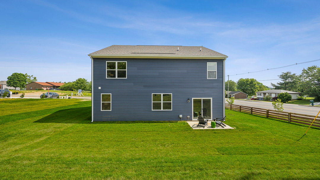 Rear view of a Henley floor plan