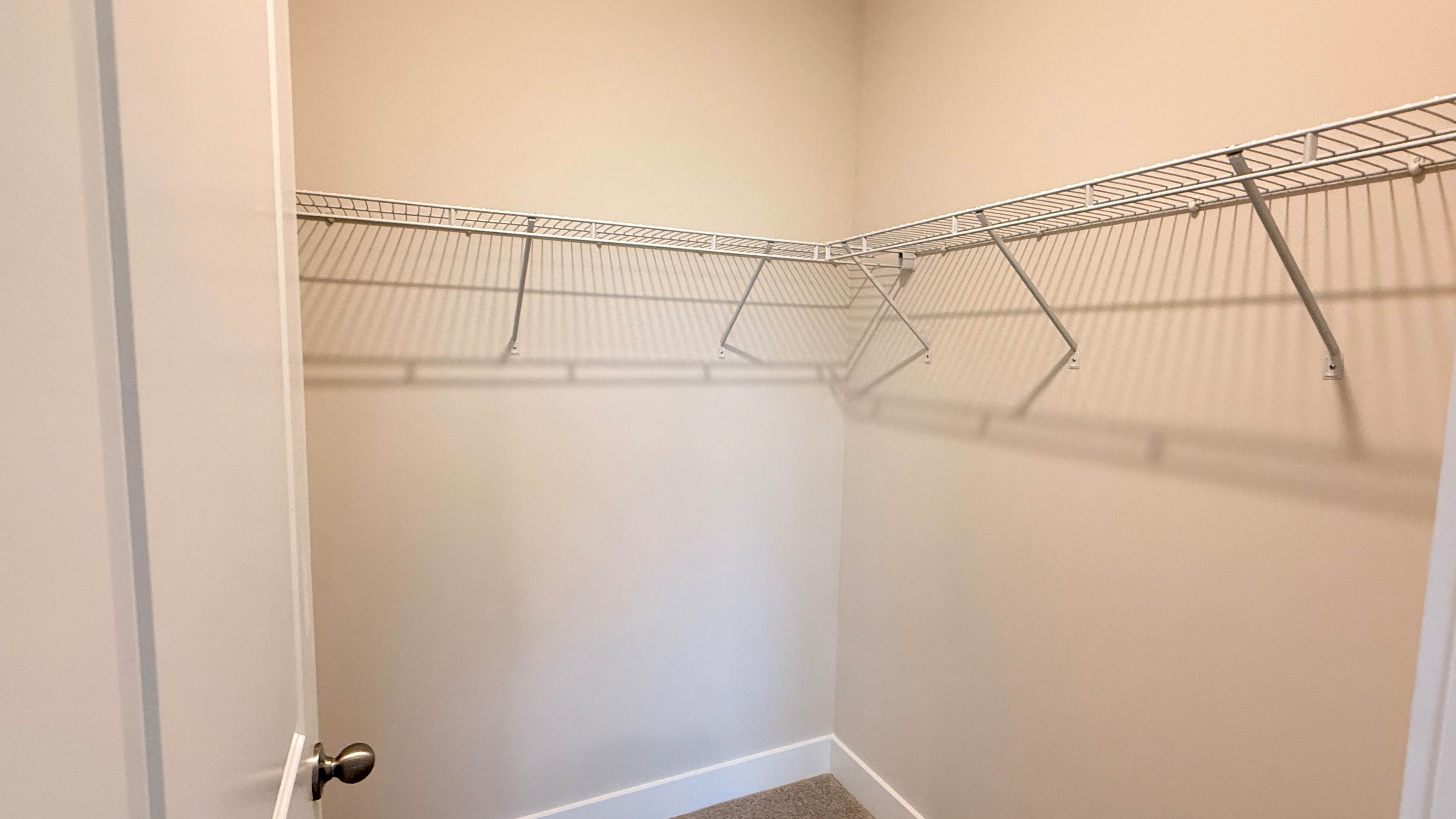 Primary walk-in closet