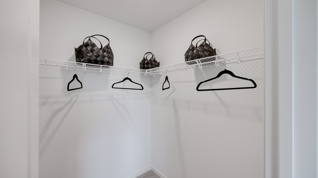Interior walk-in closet