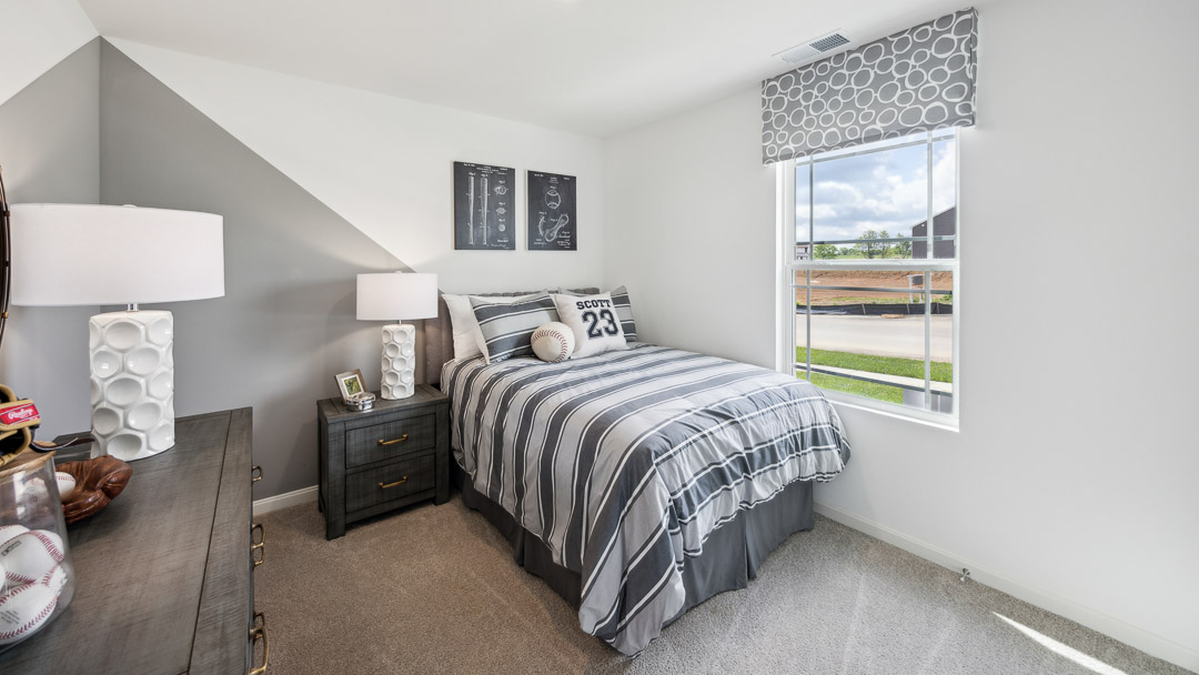 Interior bedroom with window