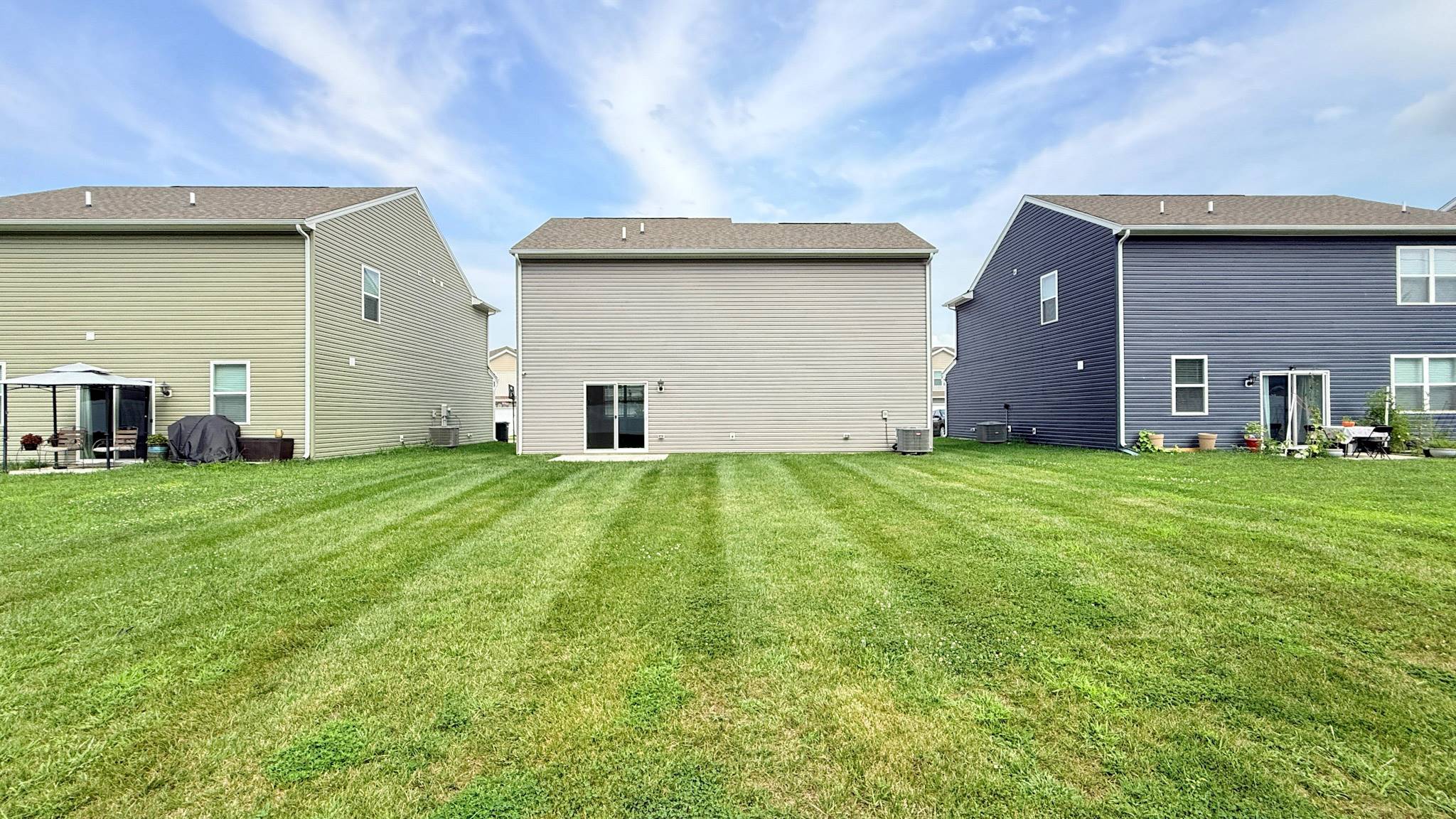 Rear of home