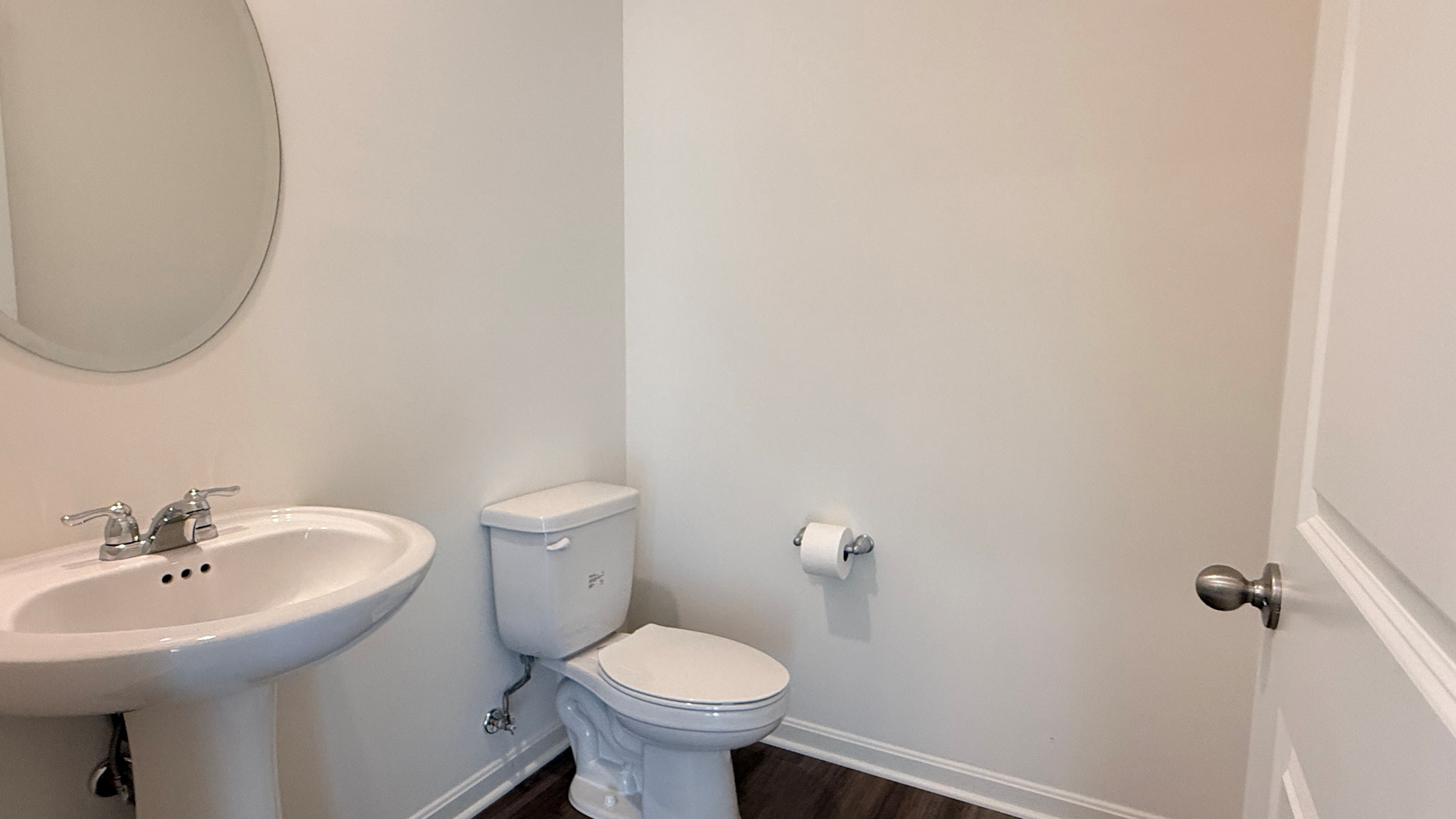 First floor half bathroom