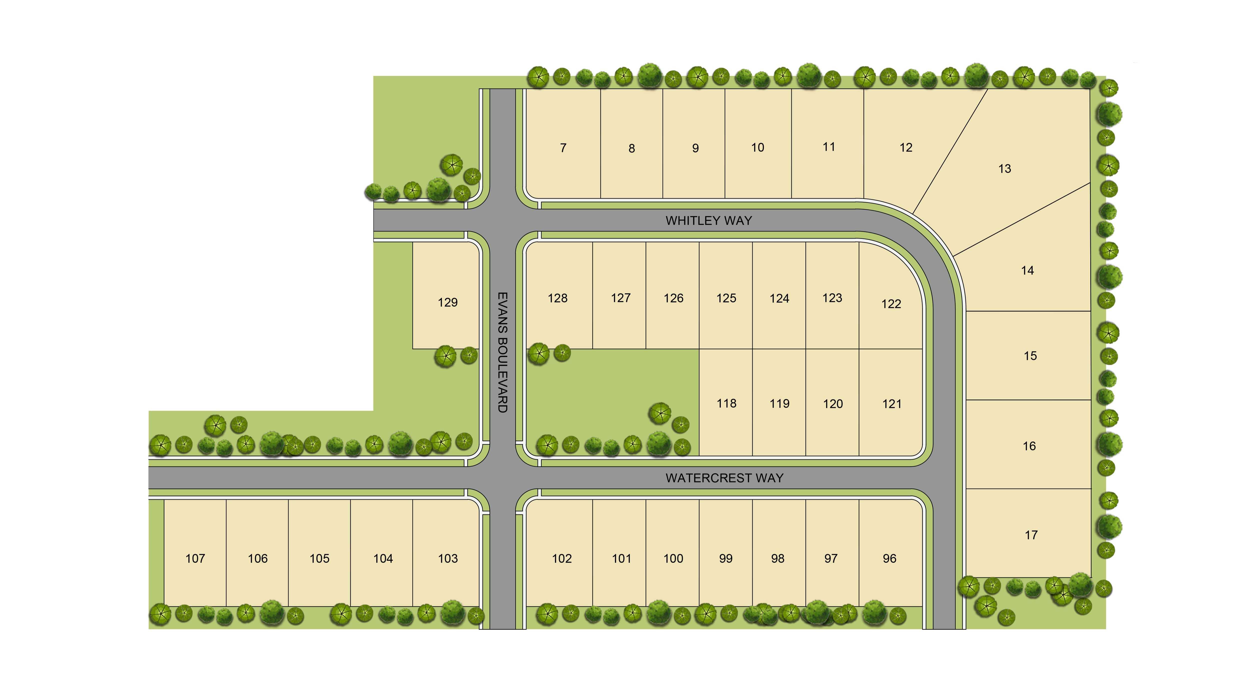 Static Lot Map