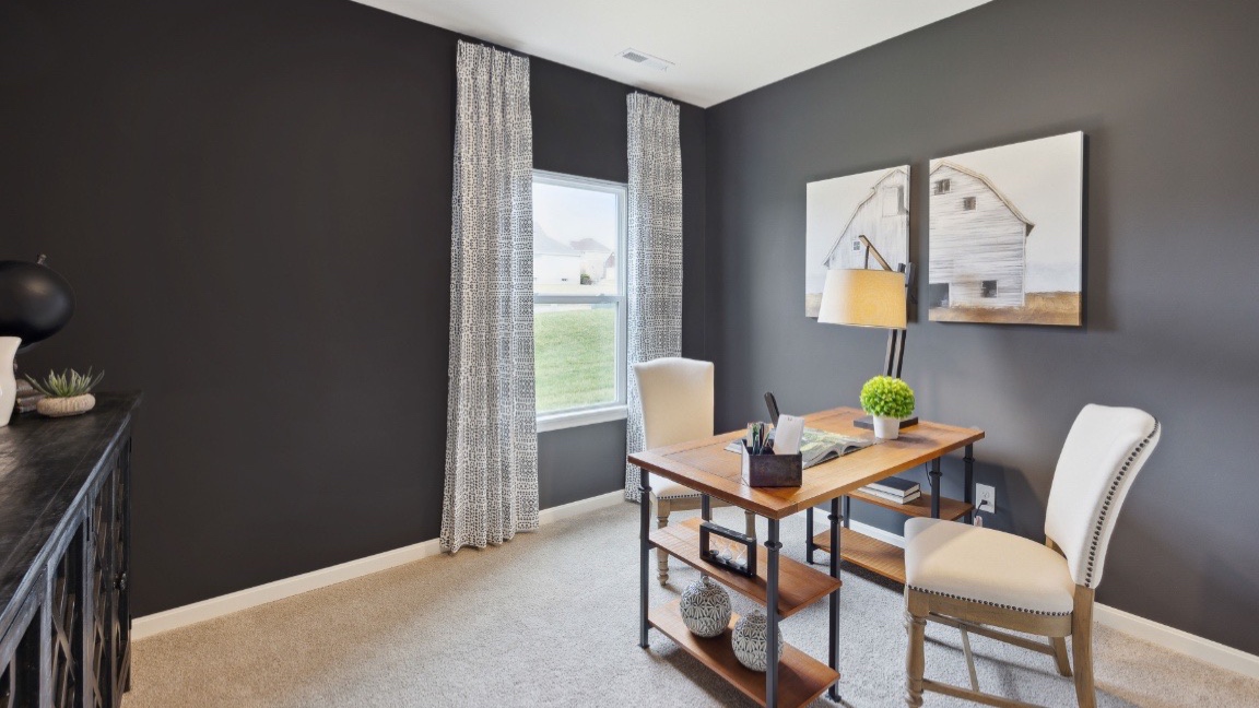 Bedroom with window for lighting.