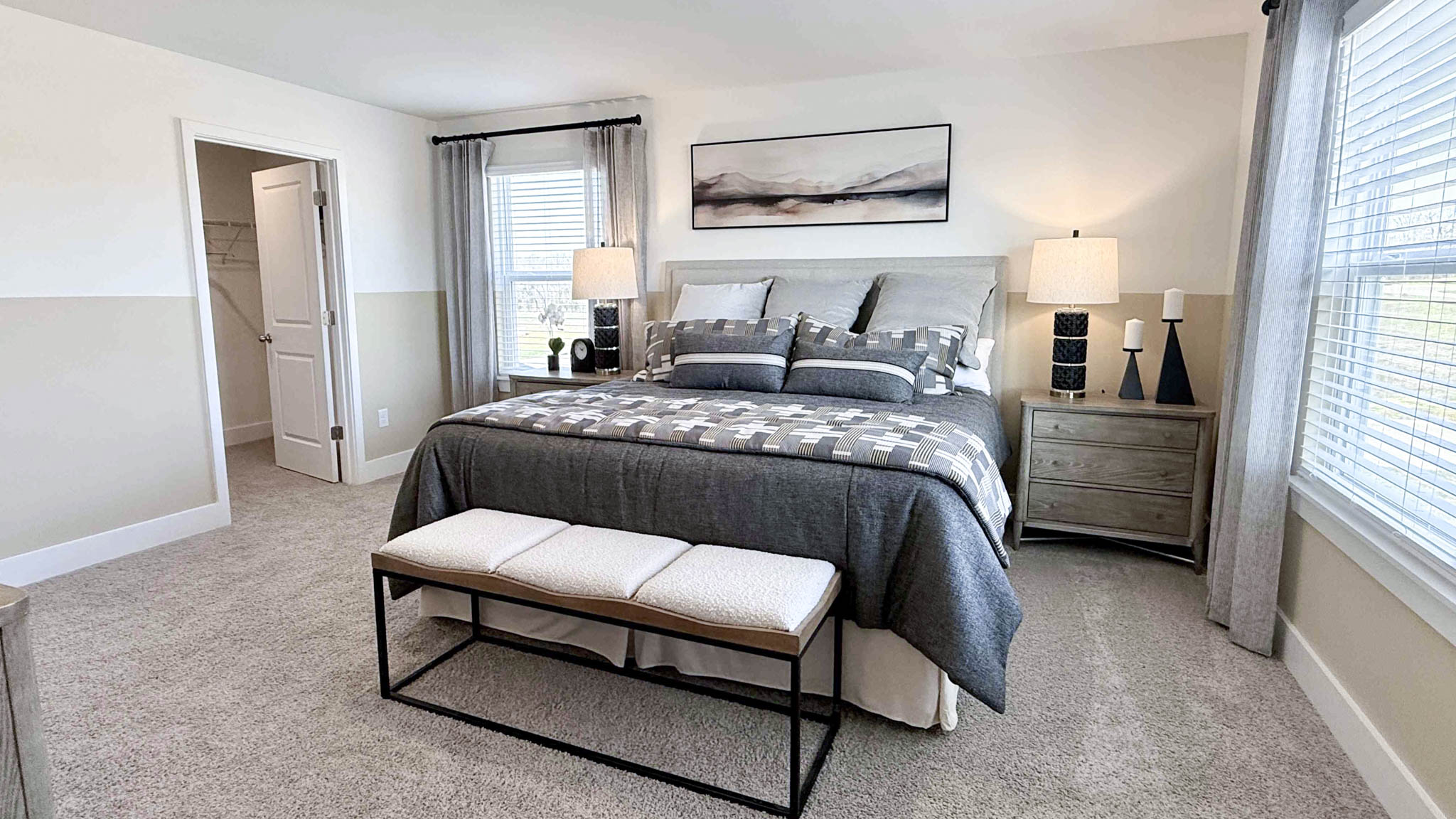 Primary with king size bed