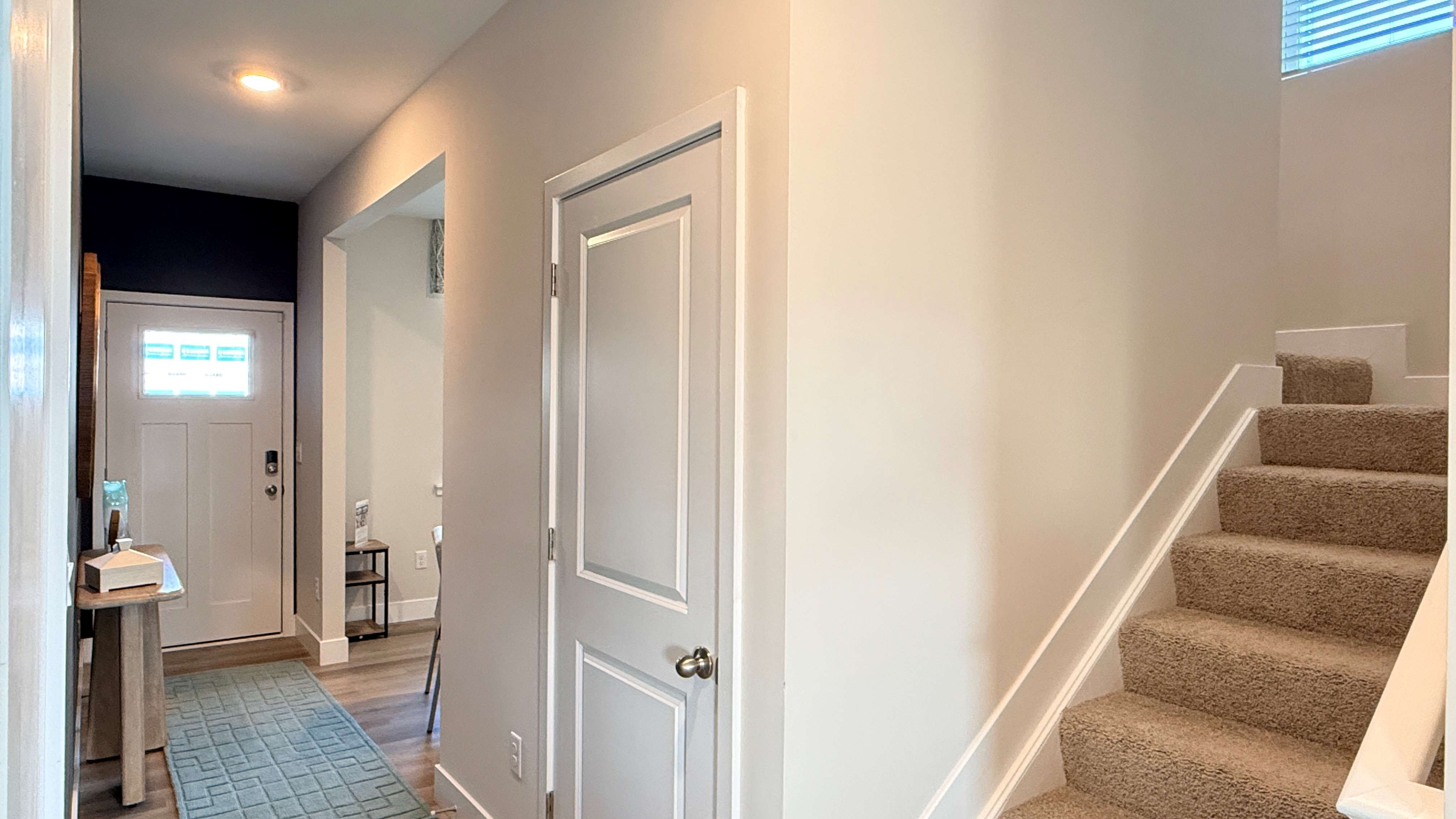Foyer and second floor stairs