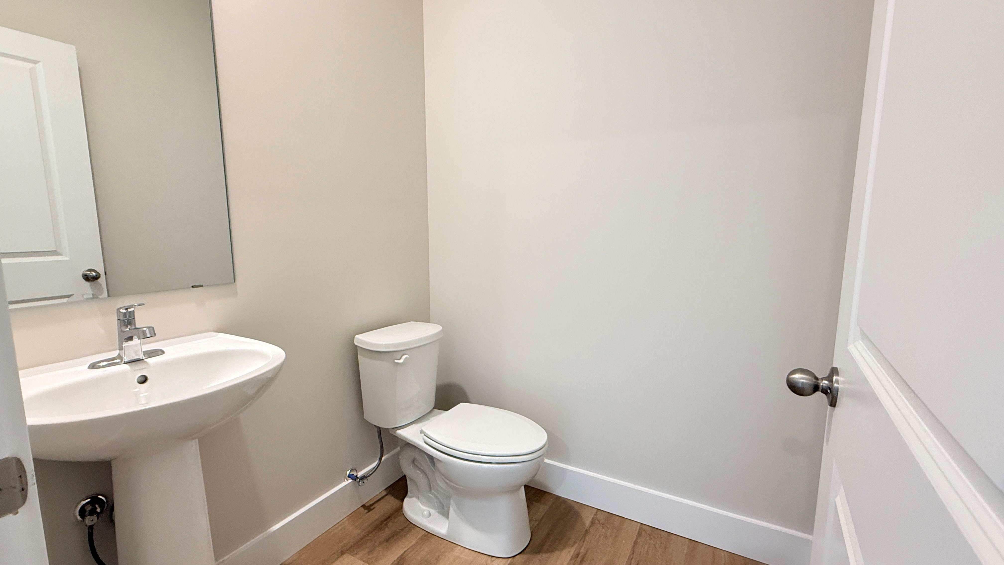 First floor hall bathroom.