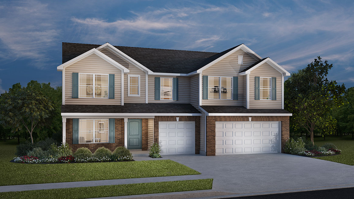 Floor Plan in Trailside WHITESTOWN, IN D.R. Horton