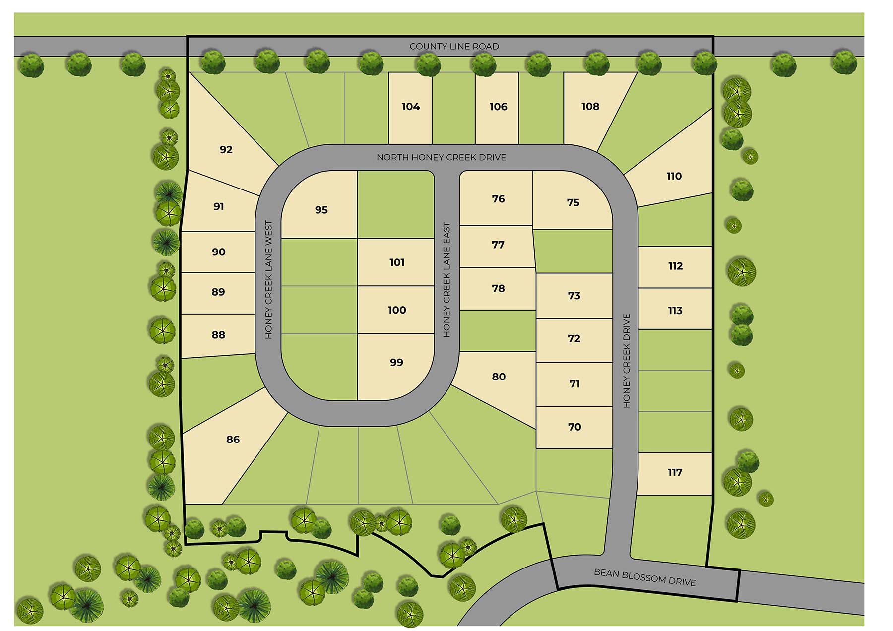New Homes in Village at Heartland Crossing | CAMBY, IN | D.R. ...