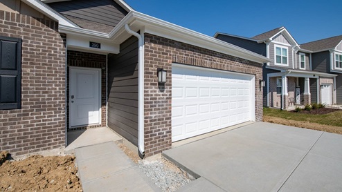 3 bedroom 2 bath Newly constructed ranch home for sale featuring kitchen island walk-in closet & covered patio