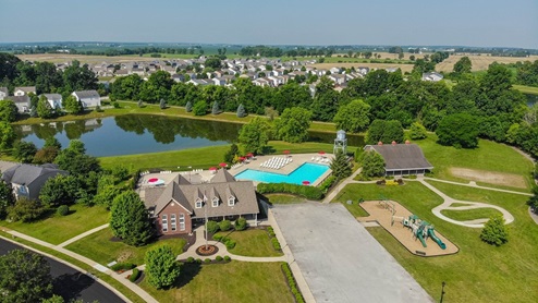 aerial view of homestead