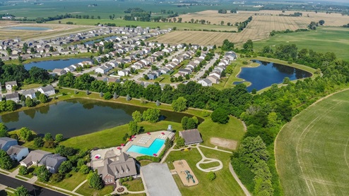 aerial view of Homestead