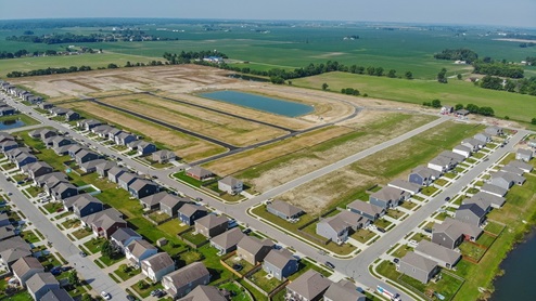 aerial view of new phases in homestead