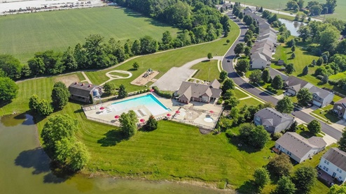 Aerial view of homestead