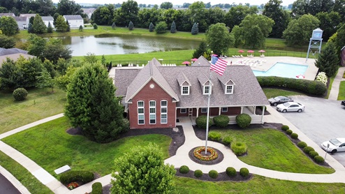 amenity center Homestead aerial view