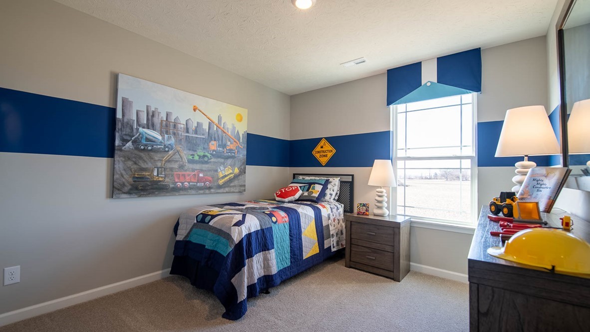 spacious third bedroom