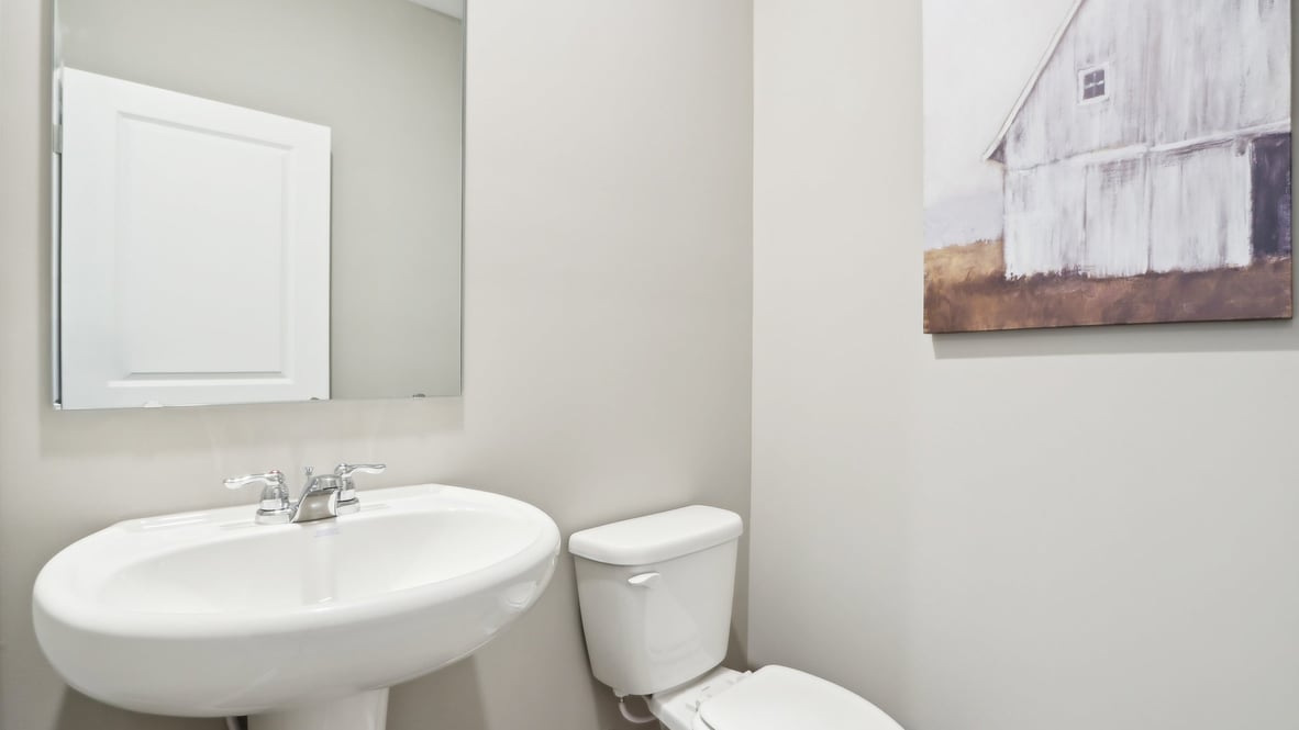 powder room on the main level