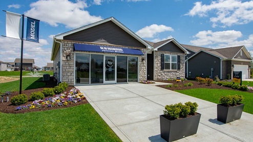 the Chatham model home in Meridian North by Springhurst