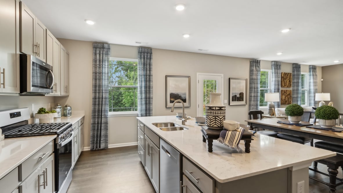 kitchen with stainless steel appliances