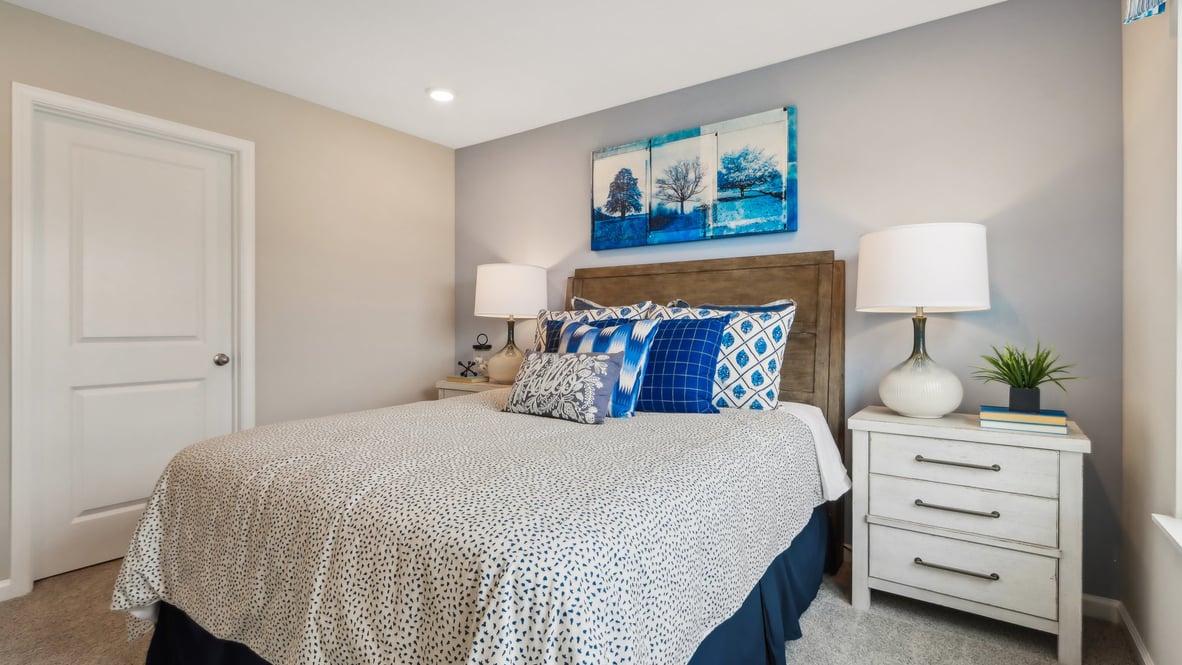 bedroom with spacious closet