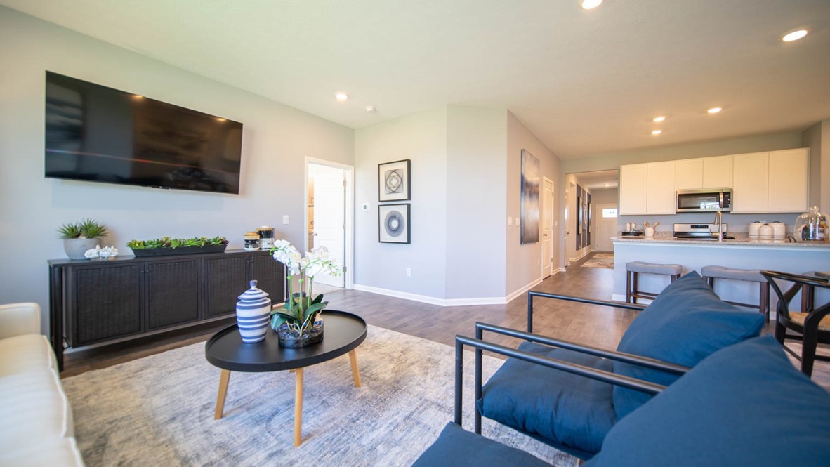 great room with lots of space for entertaining