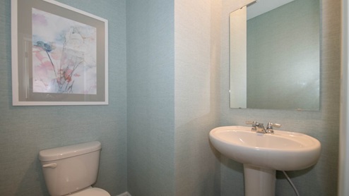 powder room on the main level