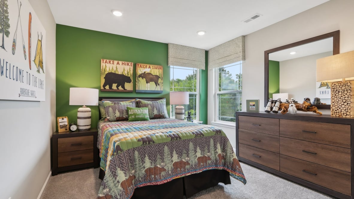 bedroom with natural light