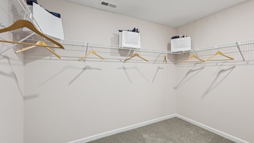 Interior walk-in closet