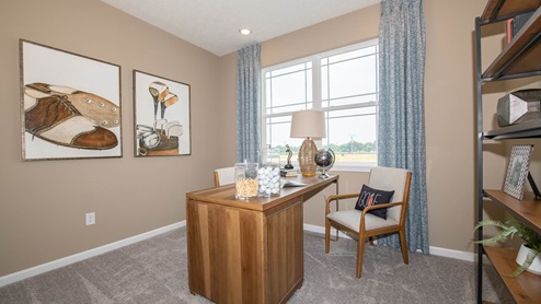 The Guest bedroom on the main level ideal for guests and multi-generational living