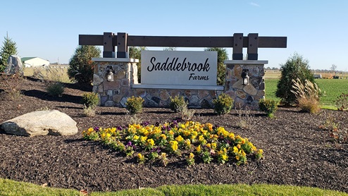 entrance to Saddlebrook farms in whiteland