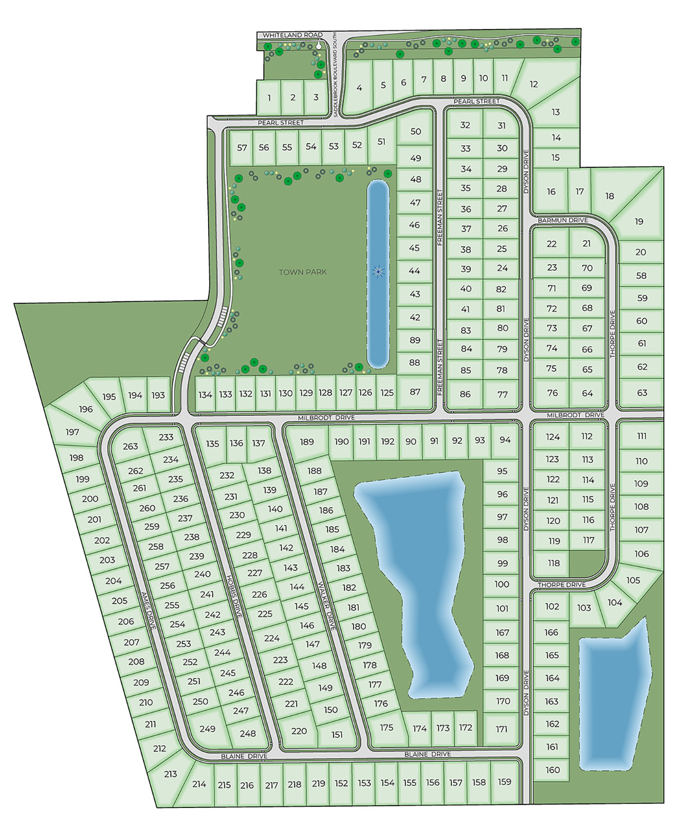 Static Lot Map