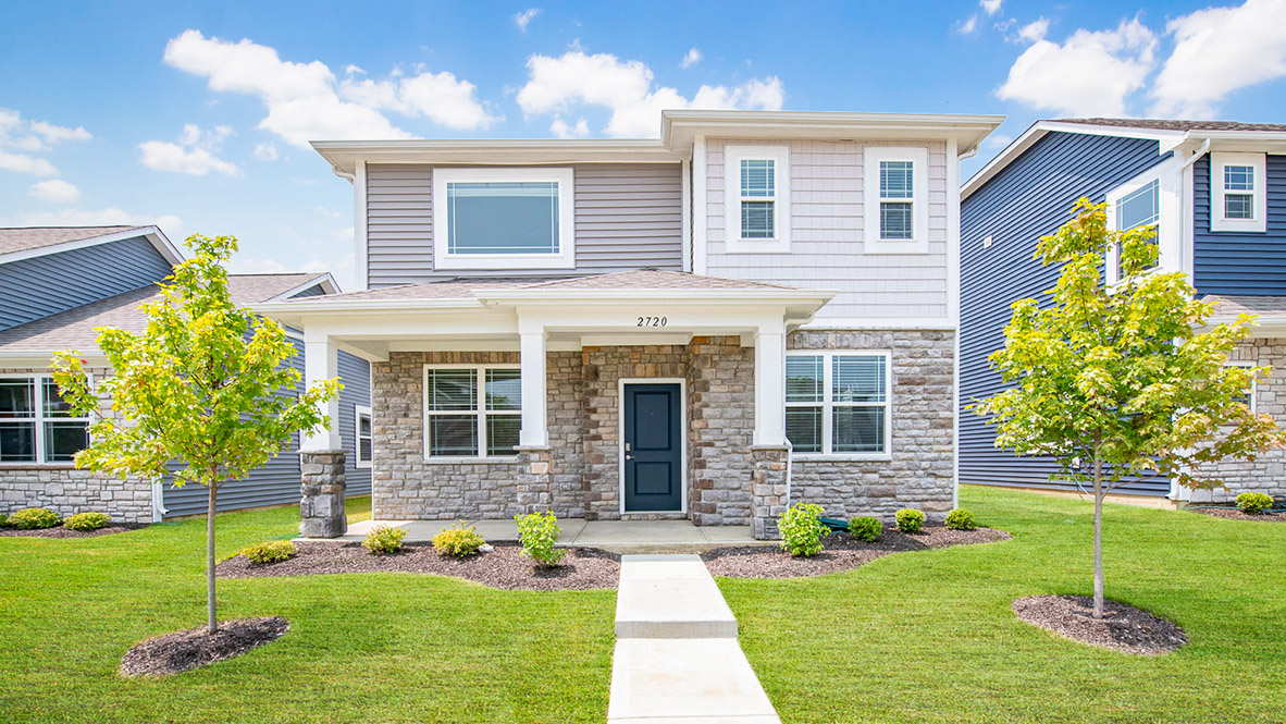 New Homes in Cottages at Trailside Whitestown, IN D.R. Horton