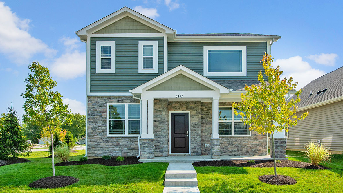 New Homes in Cottages at Trailside Whitestown, IN D.R. Horton