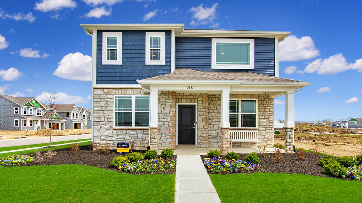 New Homes in Cottages at Trailside Whitestown, IN D.R. Horton