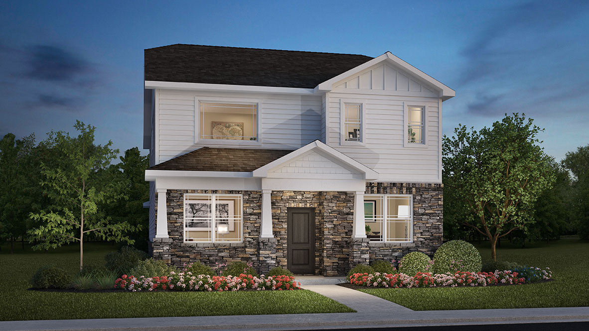 New Homes in Cottages at Trailside WHITESTOWN, IN Tradition Series