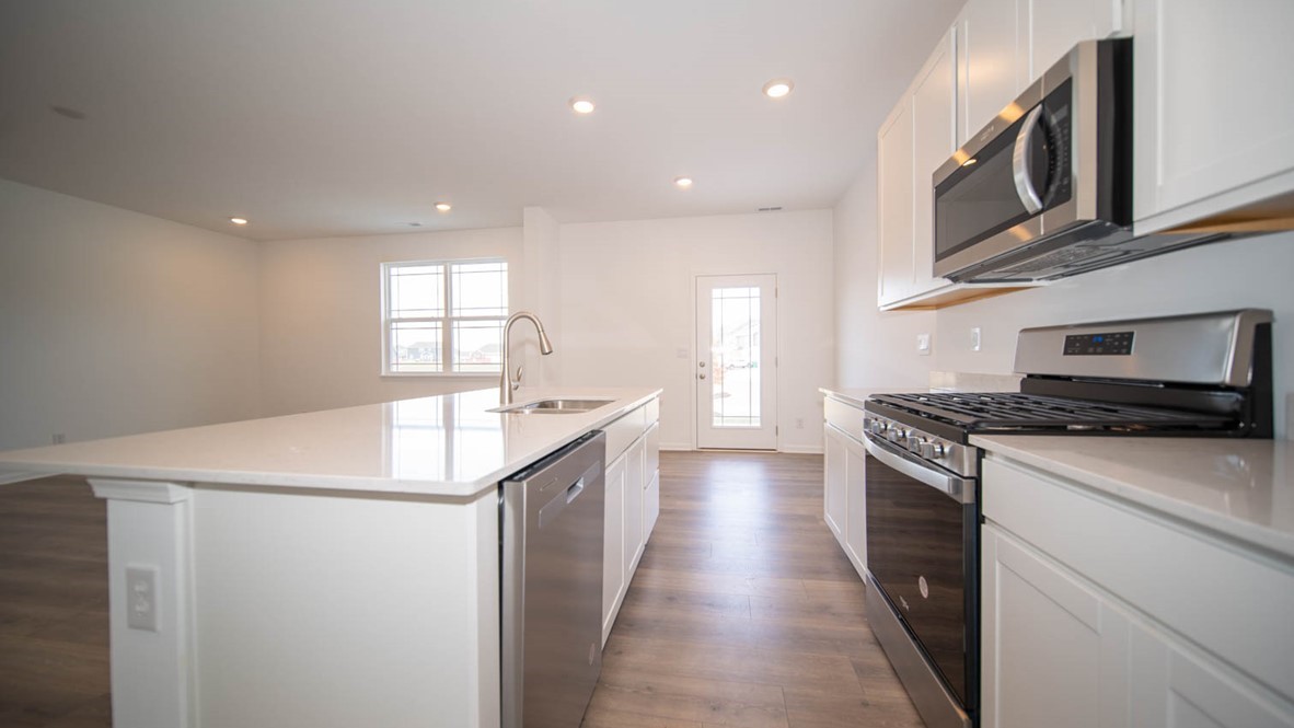 kitchen with stainless steel appliances
