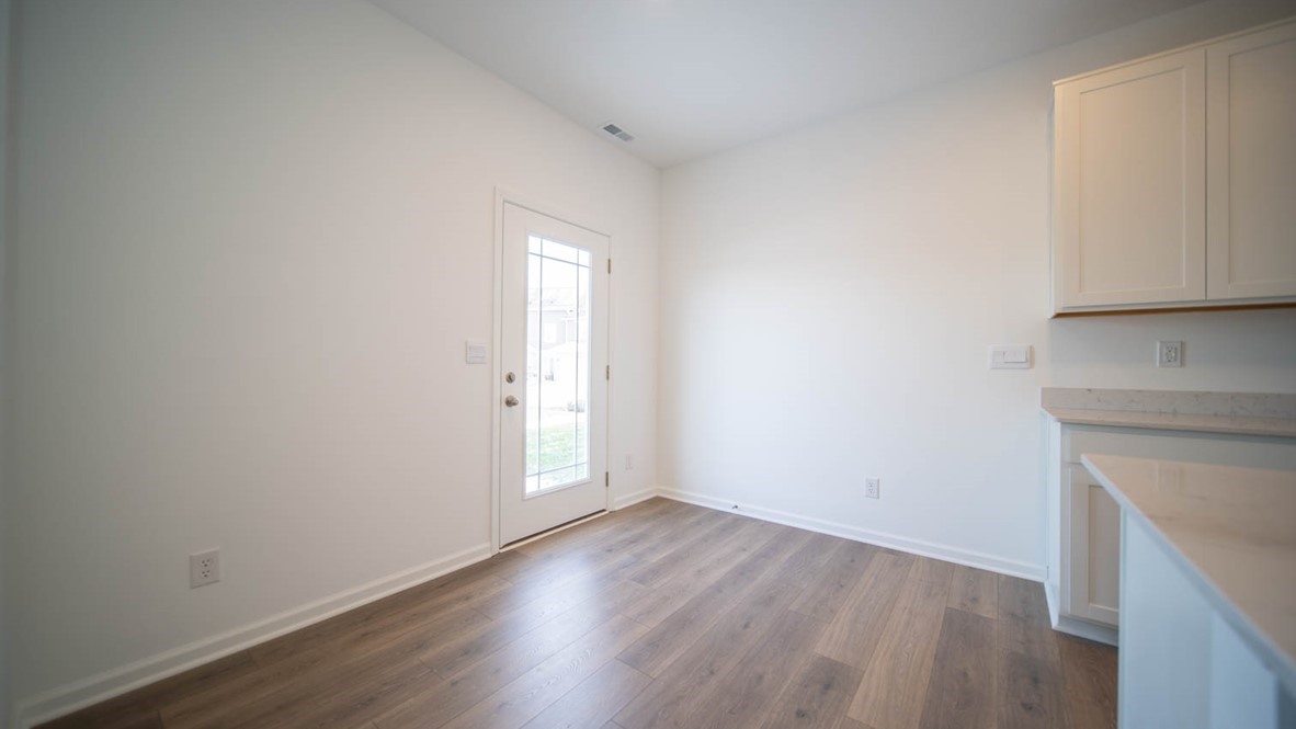 dining nook adjacent to kitchen