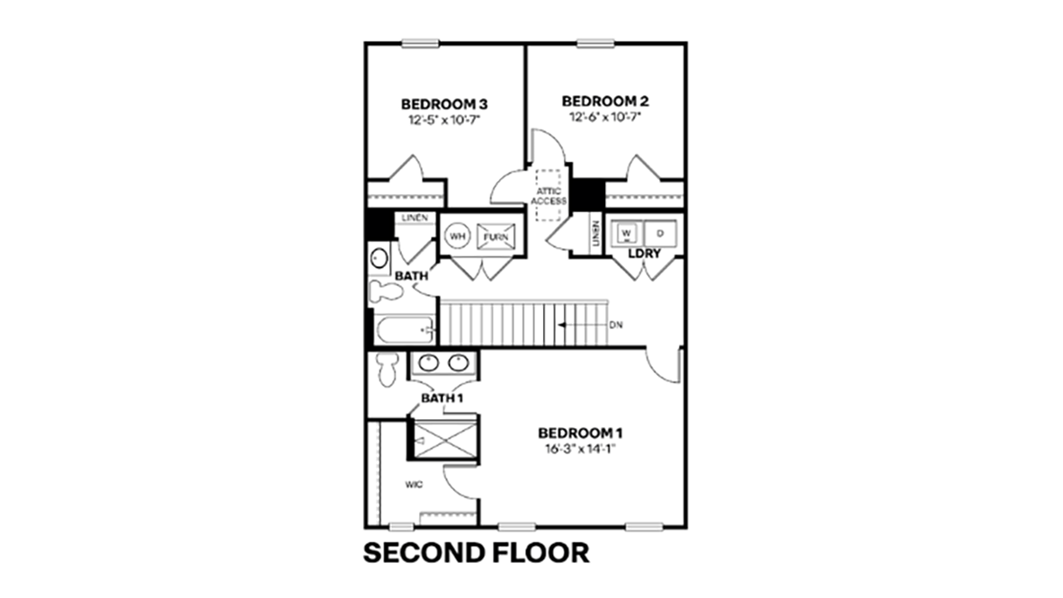 second floor floorplan