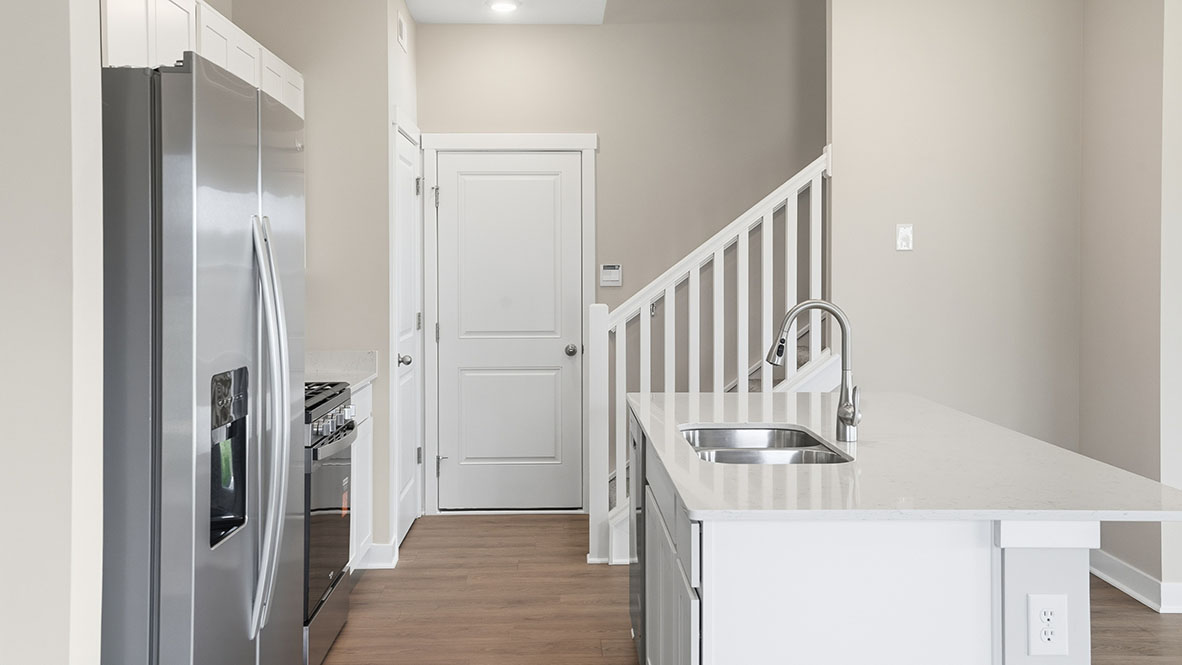 kitchen with garage access