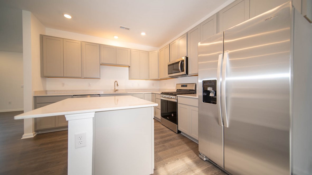 kitchen with stainless steel appliances